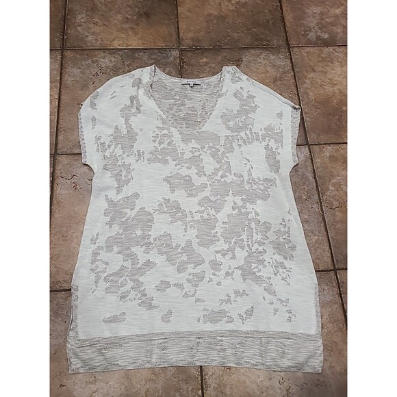 Zozo Sz XL Pullover Sweater Gray Taupe Cotton Blend Lightweight Cuffed Sleeve - Picture 1 of 11